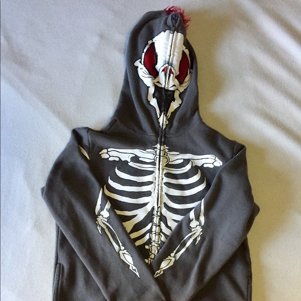 Boys monster hoodie size L